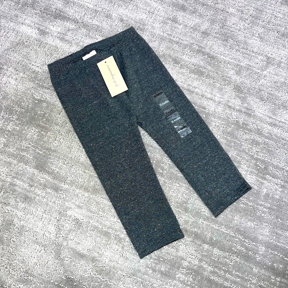 NWT First Impressions glitter legging